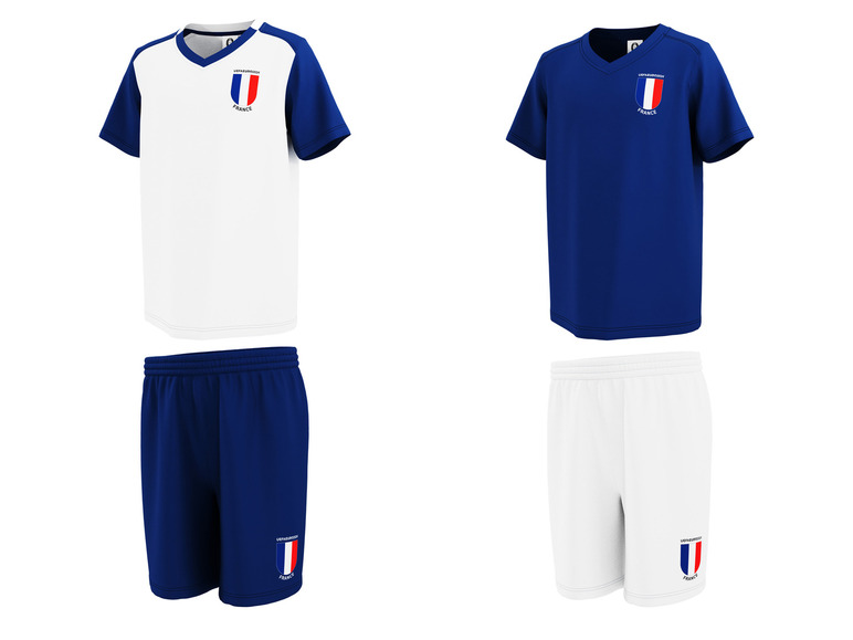 Aller en mode plein écran : Ensemble de football UEFA EURO 2024 France garçon - Image 1