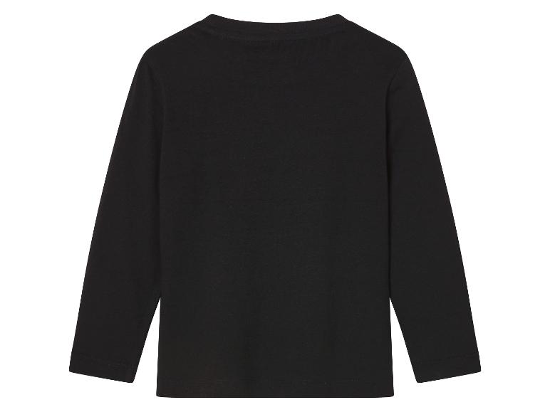 T-shirt à manches longues noir pour enfant.
