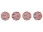 Quatre disques de ponçage ronds avec des grains P120 et P240.