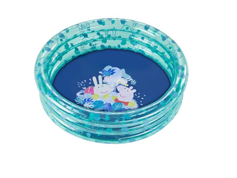 Piscine gonflable pour enfants, décor Peppa Pig.