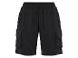 Shorts cargo noirs à cordon.