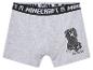 Boxers gris Minecraft pour enfant.