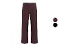 Pantalon large bordeaux avec deux options de couleur : bordeaux et noir.