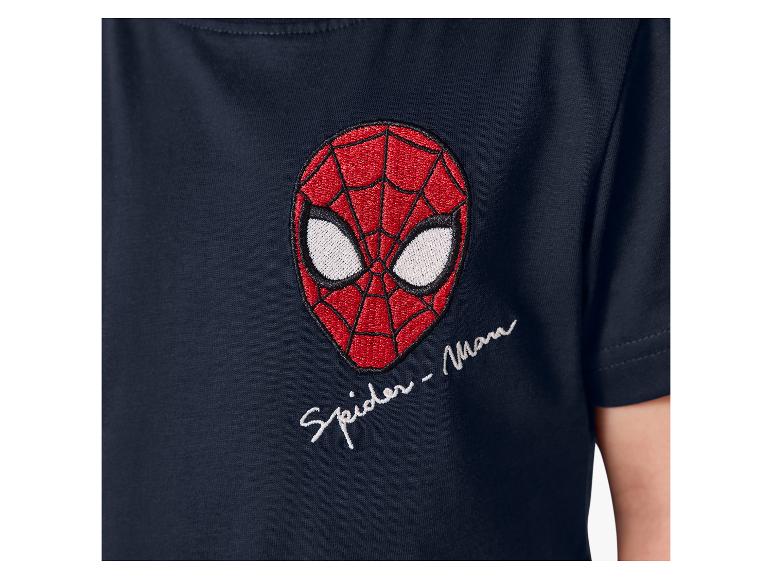 T-shirt enfant avec masque Spider-Man brodé et texte
