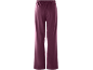 Pantalon femme en velours bordeaux avec taille élastique, vue arrière
