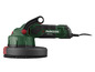 Une ponceuse Parkside PWBS 180 B3 verte avec une brosse.