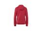 Sweat-shirt à capuche rouge pour femme.