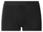 Caleçon boxer noir pour homme avec ceinture élastique.