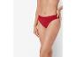 Culotte rouge avec dentelle