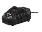 Un chargeur X20V Team noir avec un cordon.