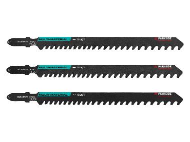 PARKSIDE PERFORMANCE® Lames de scie sauteuse PPSTZ 3 A, 3 pièces (Multi-matériaux en 3 parties)