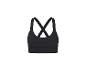 Soutien-gorge de sport noir avec bretelles croisées