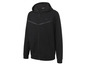 Un sweat à capuche noir zippé de Crivit.