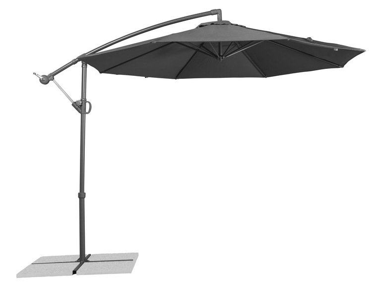 Aller en mode plein écran : LIVARNO home Parasol déporté, avec inclinaison réglable, anthracite - Image 5