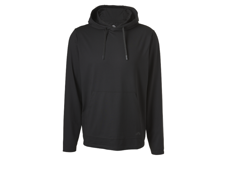 Sweat à capuche de sport noir pour homme