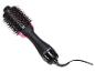 Brosse sèche-cheveux à air chaud noire et rose.