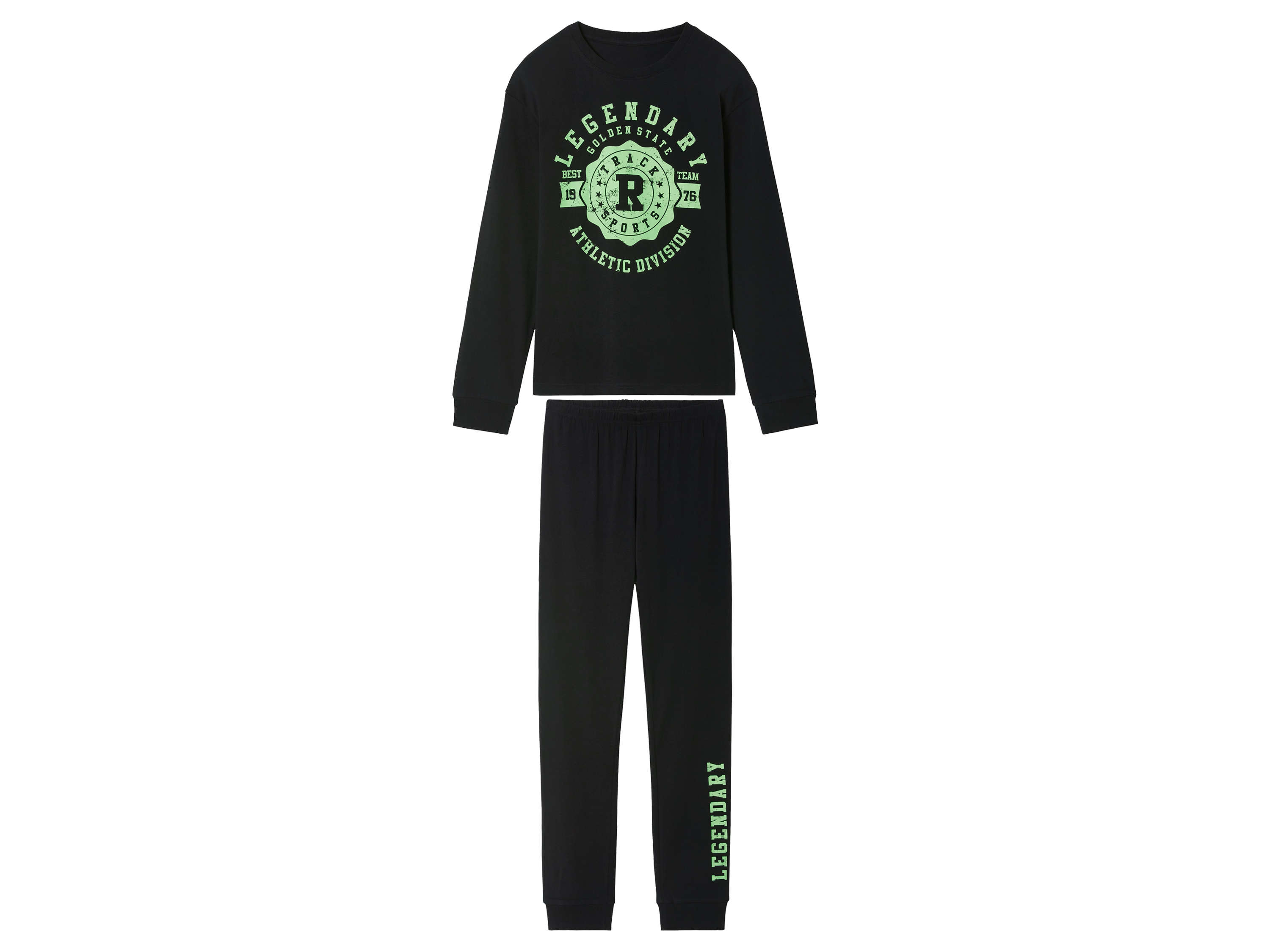 pepperts!® Ensemble pyjama garçon (noir, 134/140)