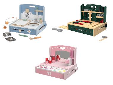 LUPILU® Clinique de table / Établi / Coiffeuse, 13 pièces / 25 pièces / 8 pièces.