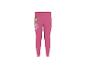Legging rose pour enfant avec un motif de chien de dessin animé sur le côté.