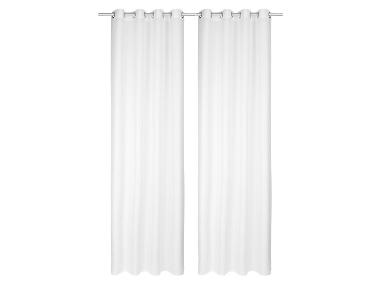 Aller en mode plein écran : LIVARNO home Lot de 2 rideaux, 135 x 254 cm - Image 4