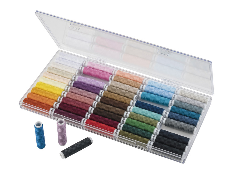 Aller en mode plein écran : crelando® Set de fils à coudre, 50 pièces - Image 1