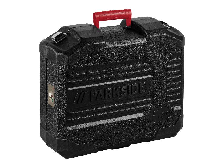 Une mallette Parkside en plastique pour outils.