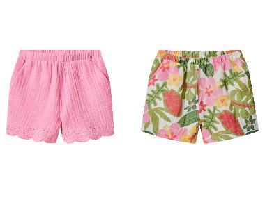 lupilu® Short en mousseline petite fille