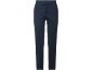 Pantalon femme bleu foncé avec pli marqué