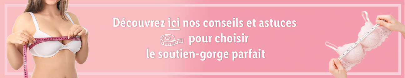 Femme mesurant sa poitrine et soutien-gorge avec un ruban à mesurer pour le guide de taille.
