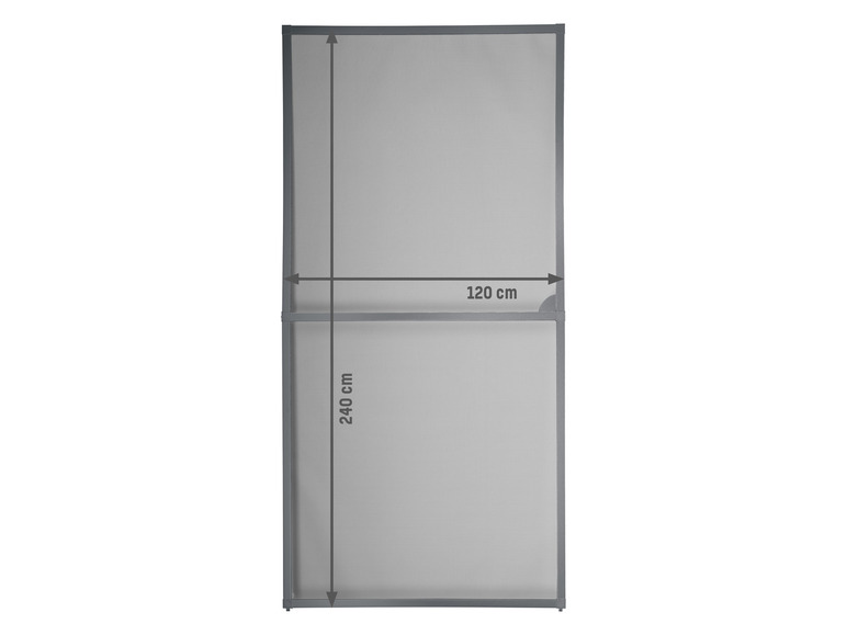 Aller en mode plein écran : LIVARNO home Porte-moustiquaire coulissante en aluminium, 120 x 240 cm - Image 12