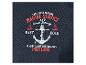 Une ancre avec une image de bateau et le texte 'East Coast Yachting Marine Service' et 'Portland'.