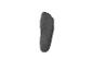 Chaussette grise sur fond blanc
