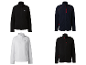 Vestes polaires CRIVIT femme/homme en noir, blanc et bleu marine