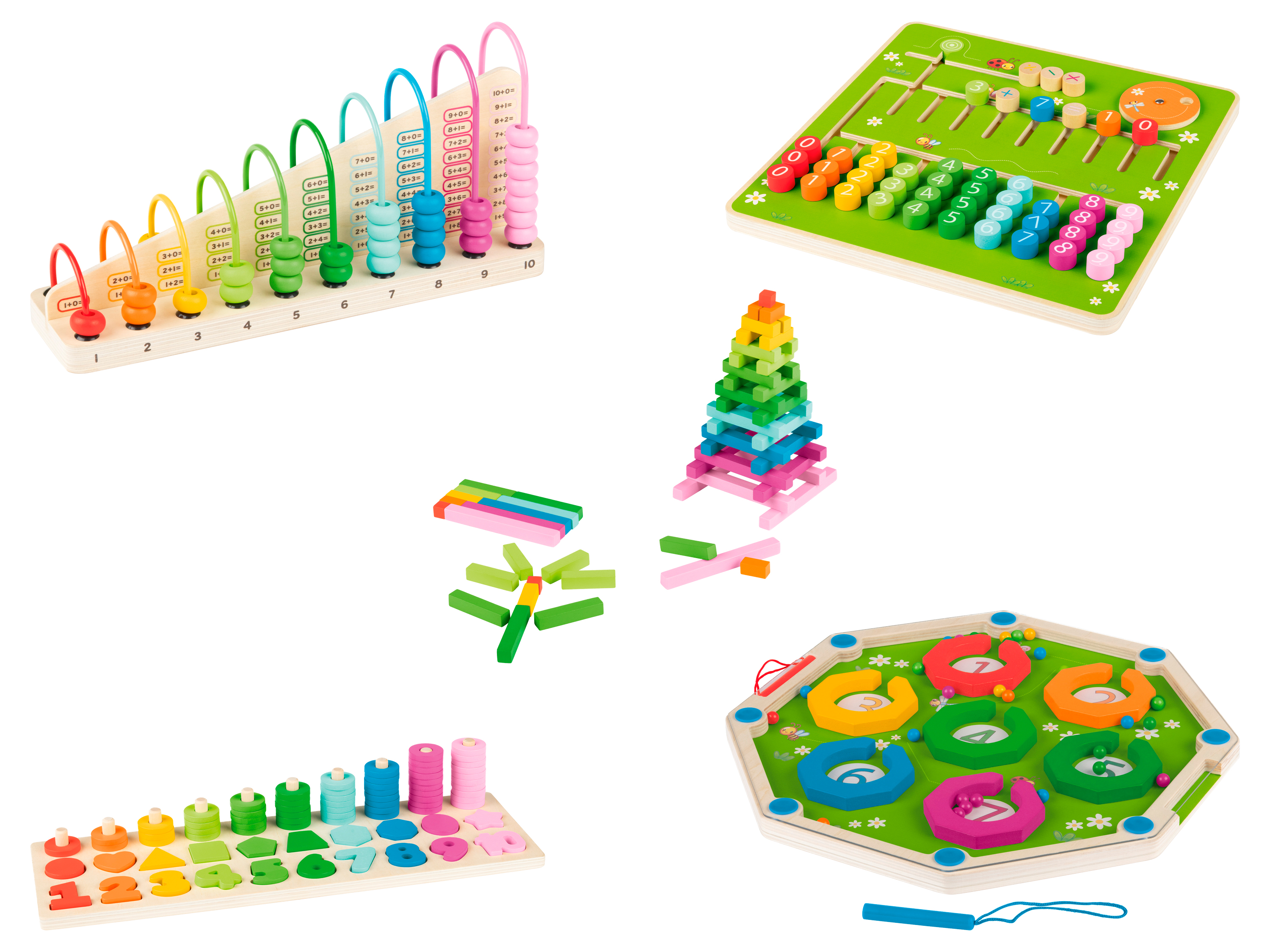 Playtive Jeu de calcul Montessori