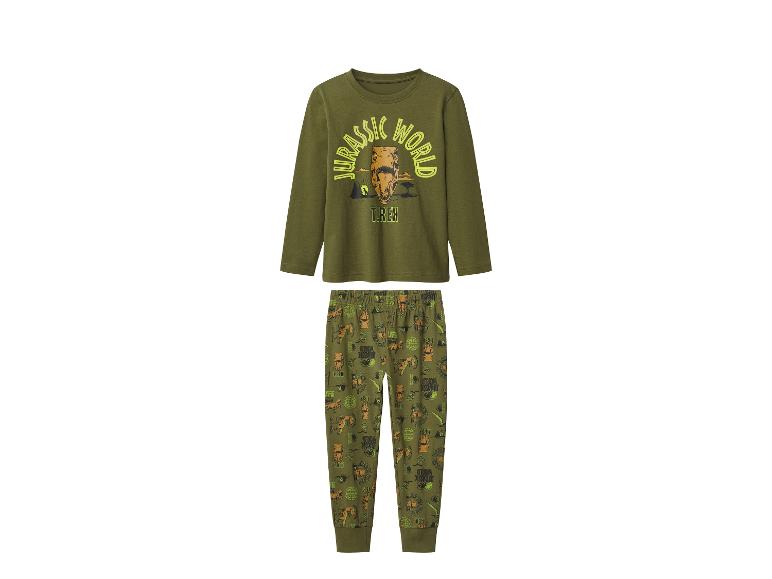 Pyjama enfant Jurassic World T-Rex kaki.