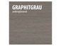 Une surface grise avec un fini satiné, appelée 'Gris graphite'.