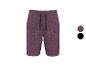 Short de sport homme violet chiné avec cordon de serrage noir