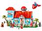 Maison de plage LEGO Disney Lilo & Stitch avec figurines et véhicule.