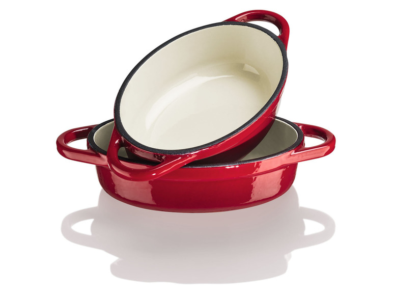 Aller en mode plein écran : Lot de 2 mini-plats à four en fonte, 14,5 x 10 cm - Image 27