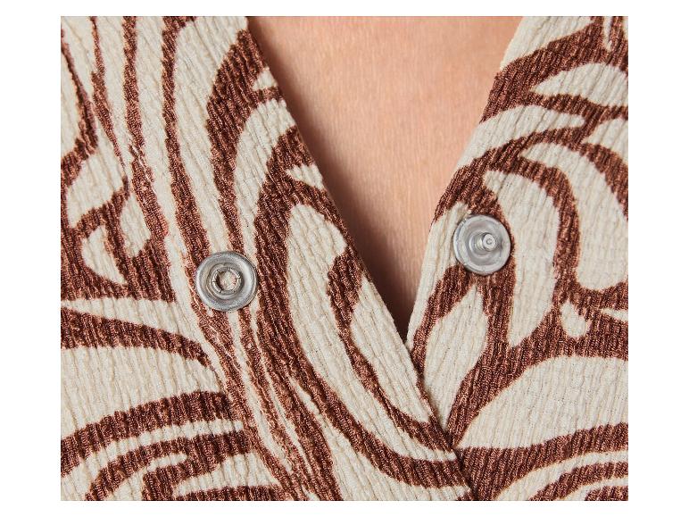 Pull à imprimé zèbre avec boutons-pression.