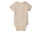 Body bébé beige à manches courtes, vue arrière