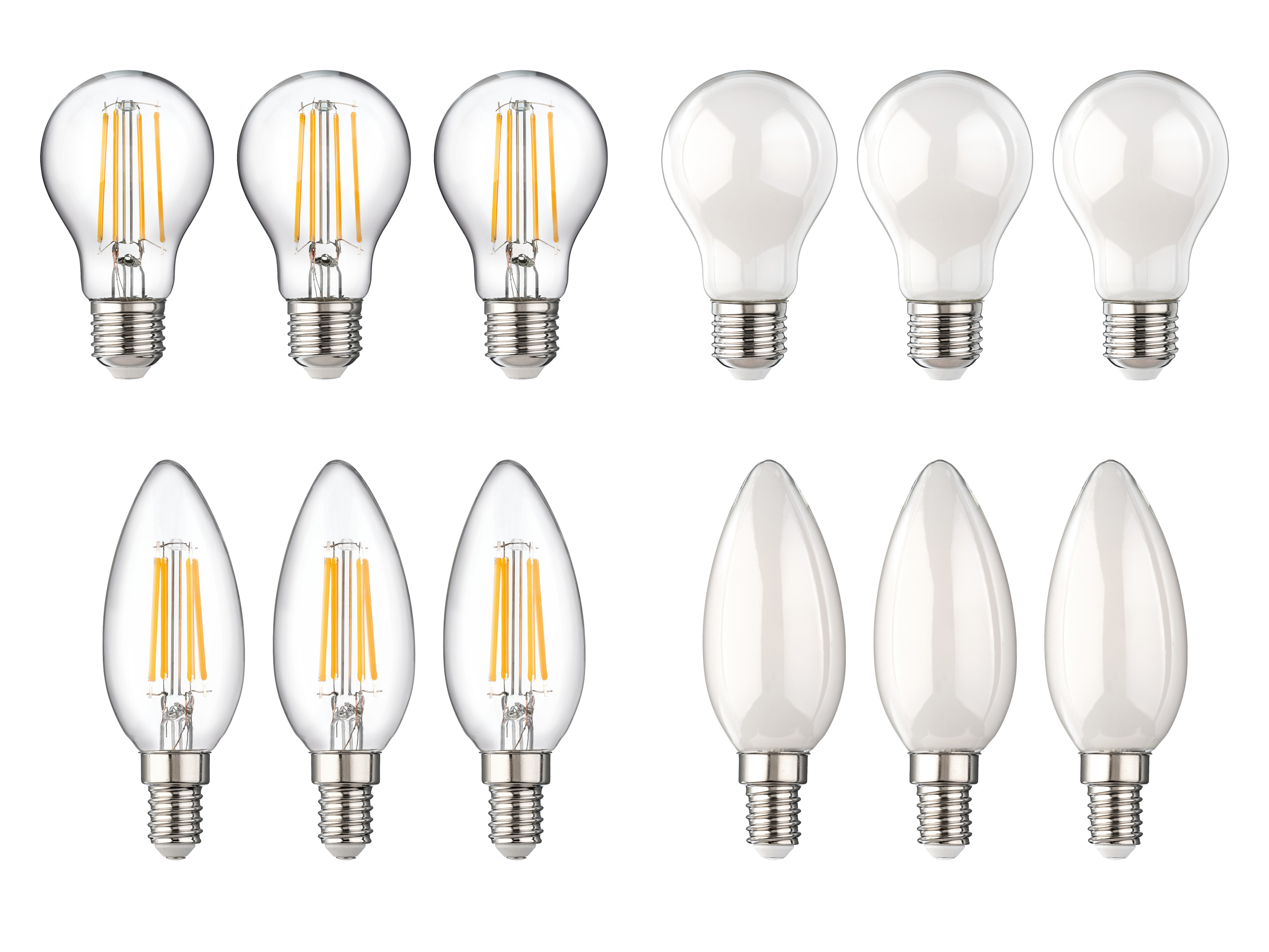 LIVARNO® Lot de 3 ampoules LED à filament
