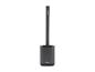 Brosse de toilette grise avec support