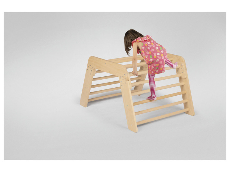 Aller en mode plein écran : Playtive Trapèze d’escalade en bois de hêtre, 80 x 60 x 99 cm - Image 8