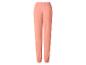 Pantalon de jogging pêche avec taille élastique et poignets, vue arrière.