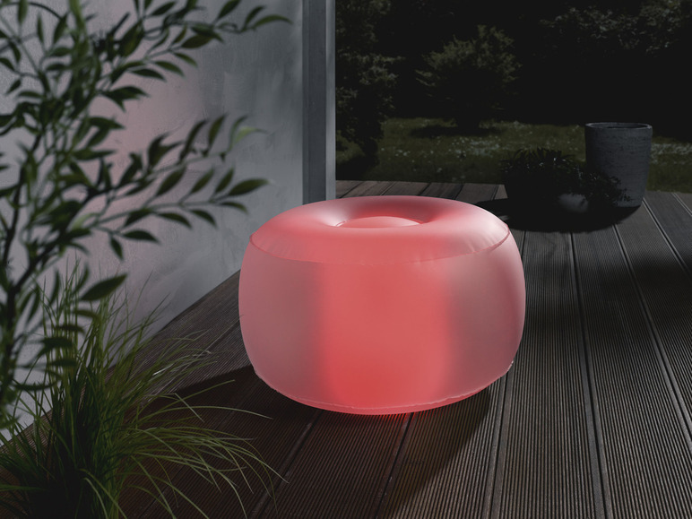 Aller en mode plein écran : LIVARNO home Pouf gonflable à LED, 16 couleurs - Image 10
