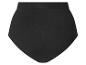 Culotte femme noire taille haute au design sans couture.