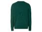 Un pull vert foncé à manches longues.