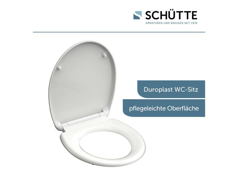 Aller en mode plein écran : Schütte Abattant WC, avec fermeture en douceur - Image 5