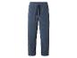 Pantalon de pyjama polaire bleu pour homme avec cordon de serrage.